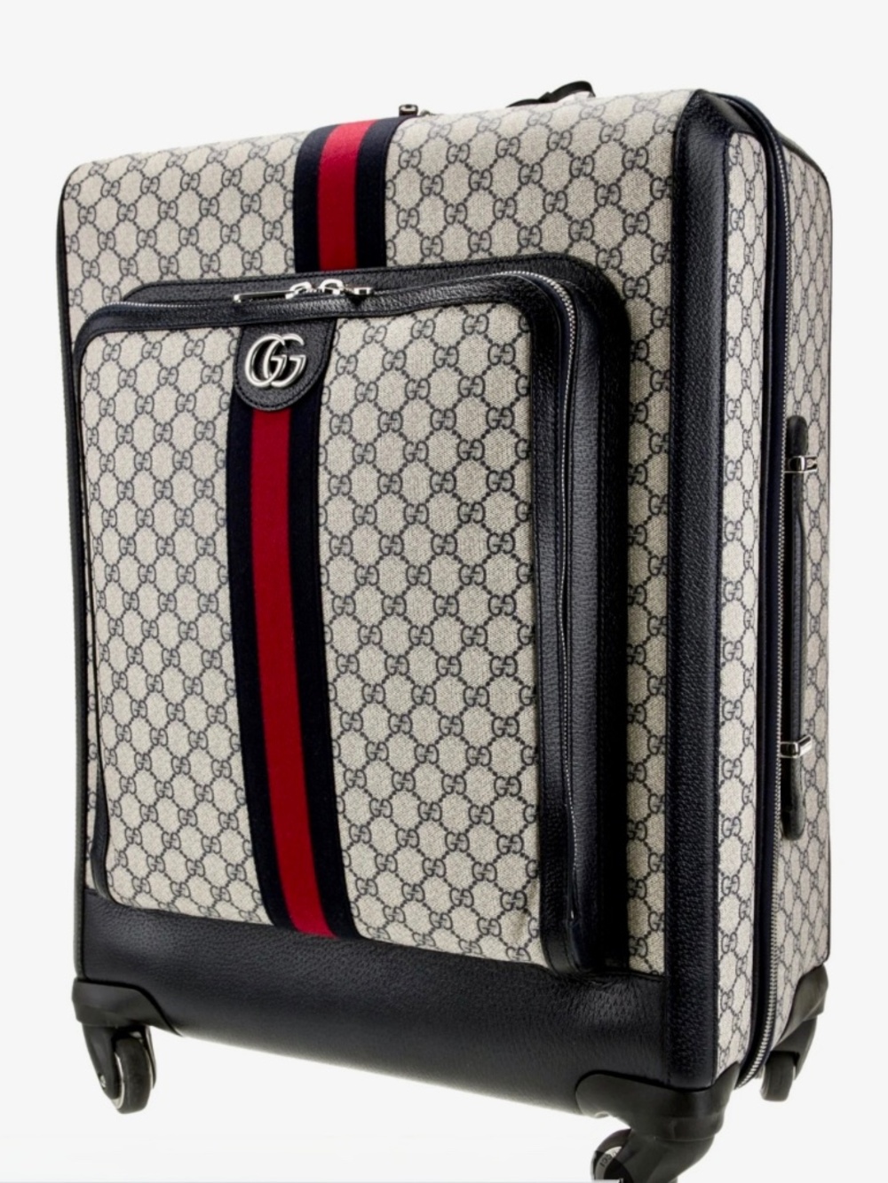 Gucci Savoy GG Supreme Suitcase.  Made in Italy.